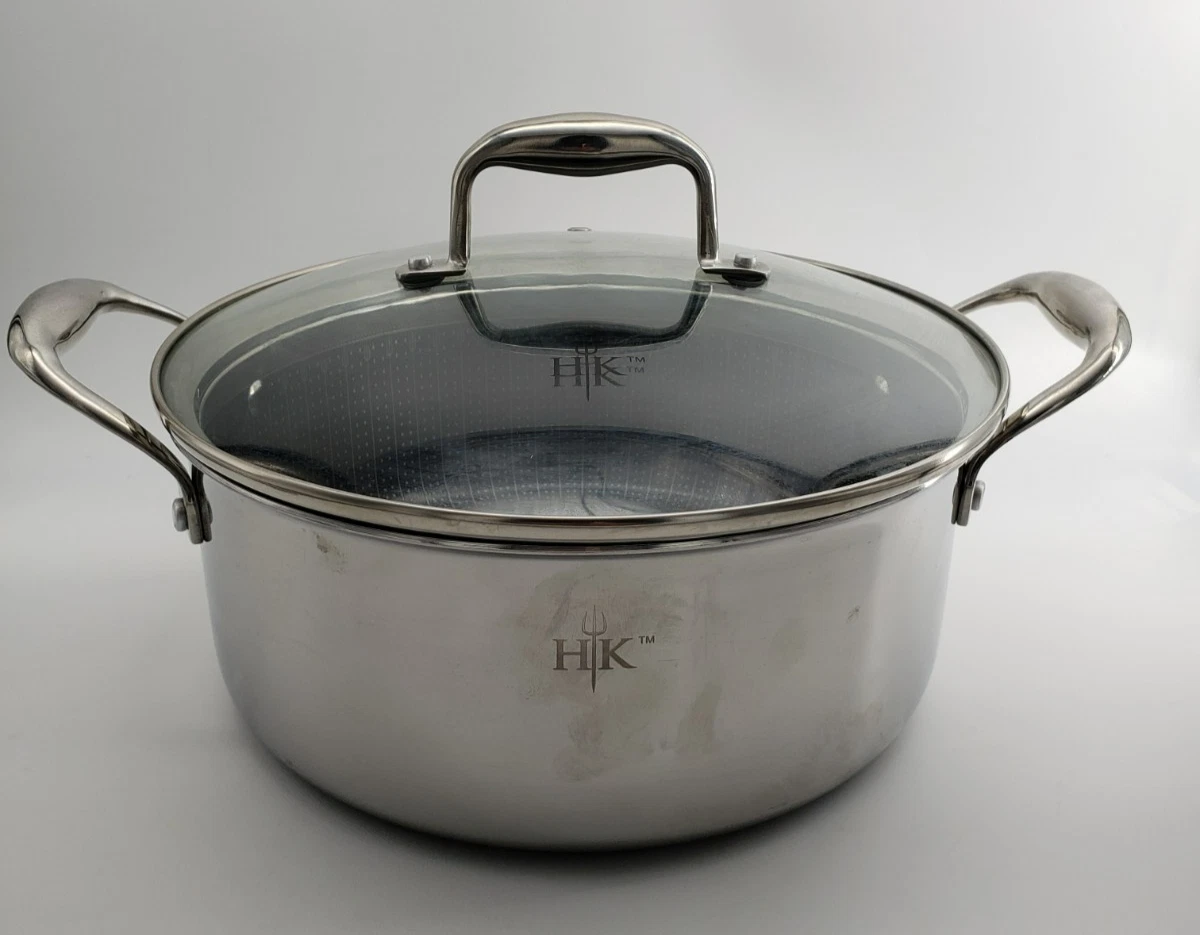 Hell's Kitchen Tri-Clad Hybrid 5qt. Pot with Lid