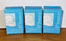 LOT OF 3 Crabtree & Evelyn LA SOURCE Moisturizing Soap w/Shea Butter 3.5 oz each