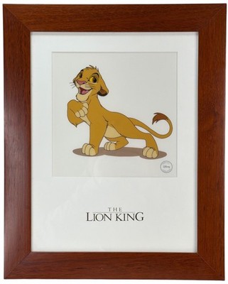 The Lion King Simba I Can t Wait to be King Limited Edition Sericel & COA Framed