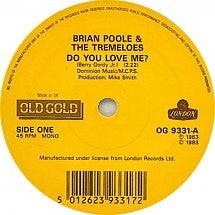 Brian Poole  The Tr - Do You Love Me / Someone Someone - Used Viny - E5829z