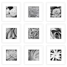 Gallery Wall Picture Frame Set - 9 Piece White