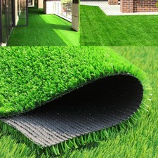 Artificial Grass Turf Lawn Outdoor Fake Grass Rug 4 Feet x 7 Feet for Garden ...