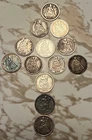1853 SEATED LIBERTY DIMES (13) MIXED DATES