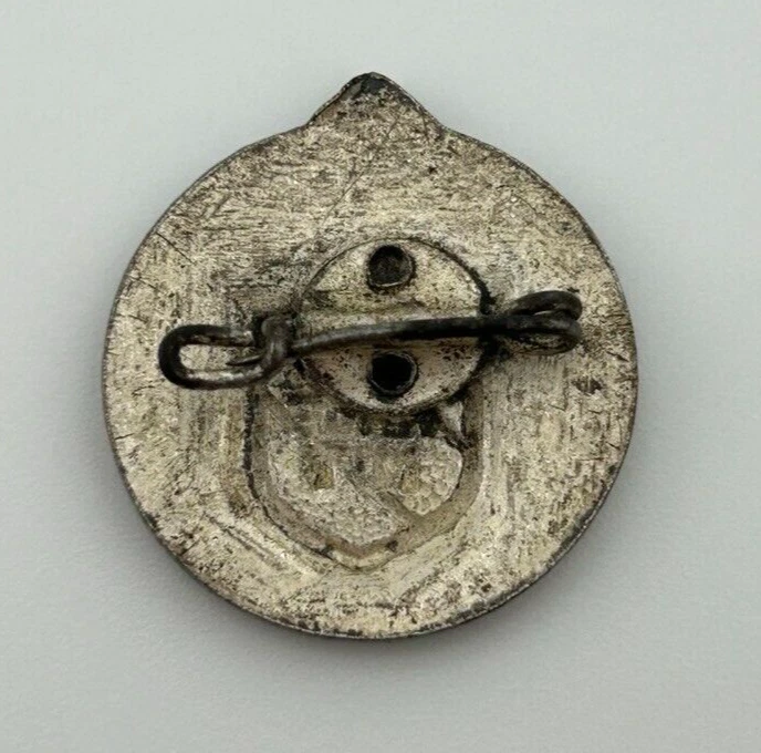 Distintivo RDT costruzione nazionale Karl-Marx-Stadt in argento 1957 - Immagine 2 di 2