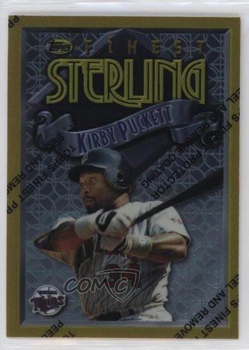 1996 Topps Finest Kirby Puckett #18 HOF