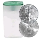 U.S. 2014 $1 SILVER AMERICAN EAGLE BULLION COINS, SUPERB UNCIRCULATED, LOT OF 20