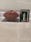 Brett Favre Authentic Signed Football with Picture