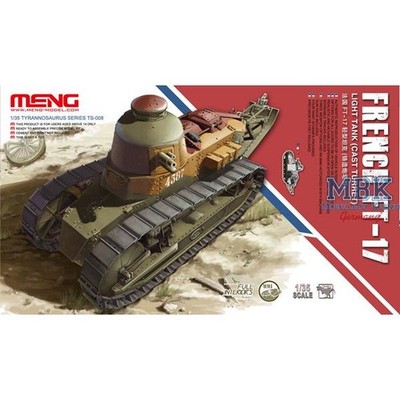 MENG MODEL MENG-TS008 French FT-17 Light Tank (Cast Turret)