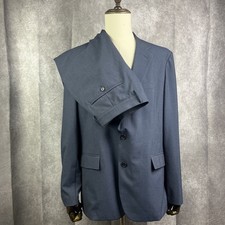 J. Crew Thompson Men  s Performance Suit Navy Blazer Sport Coat Jacket 44R 34x30