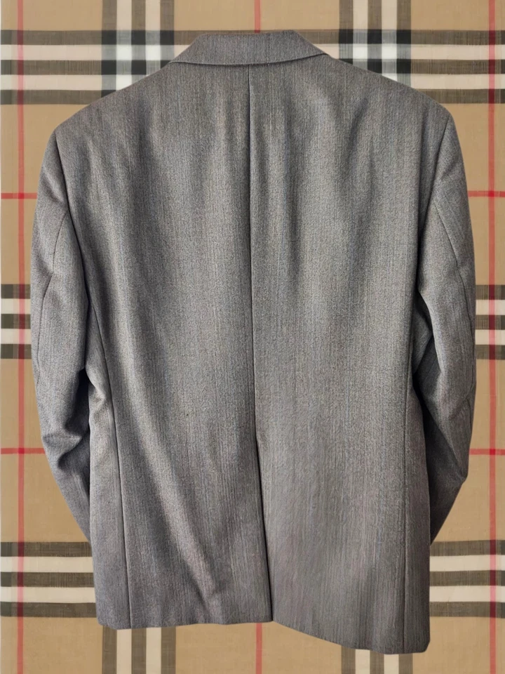 Traje Burberry Vintage 100% Lana - Marrón - Chaqueta y Pantalones - Estilo Clásico Británico Foto 2 de 4