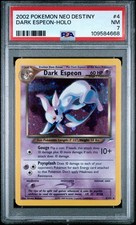 PSA 7 NM Dark Espeon Holo Neo Destiny 4/105 Pokemon Card TCG - New Cert - Swirl