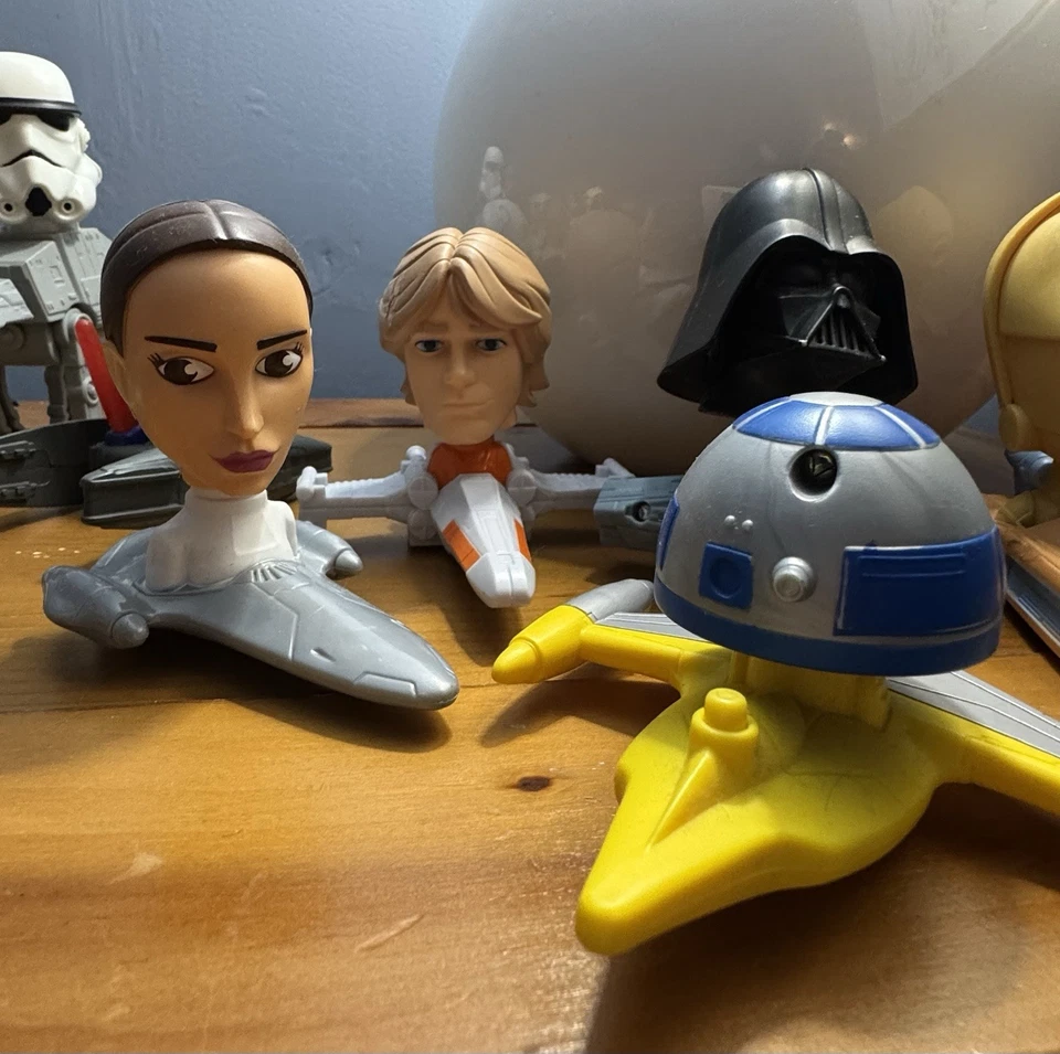 Star Wars The Clone Wars McDonald’s Bobblehead Happy Meal Juguetes Lote de 18 ¡EXCELENTE ESTADO!!   Foto 4 de 4