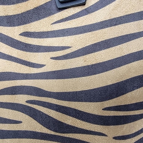 NATUALIZER Animal Print Tote Bag - Black and Tan - Picture 6 of 9