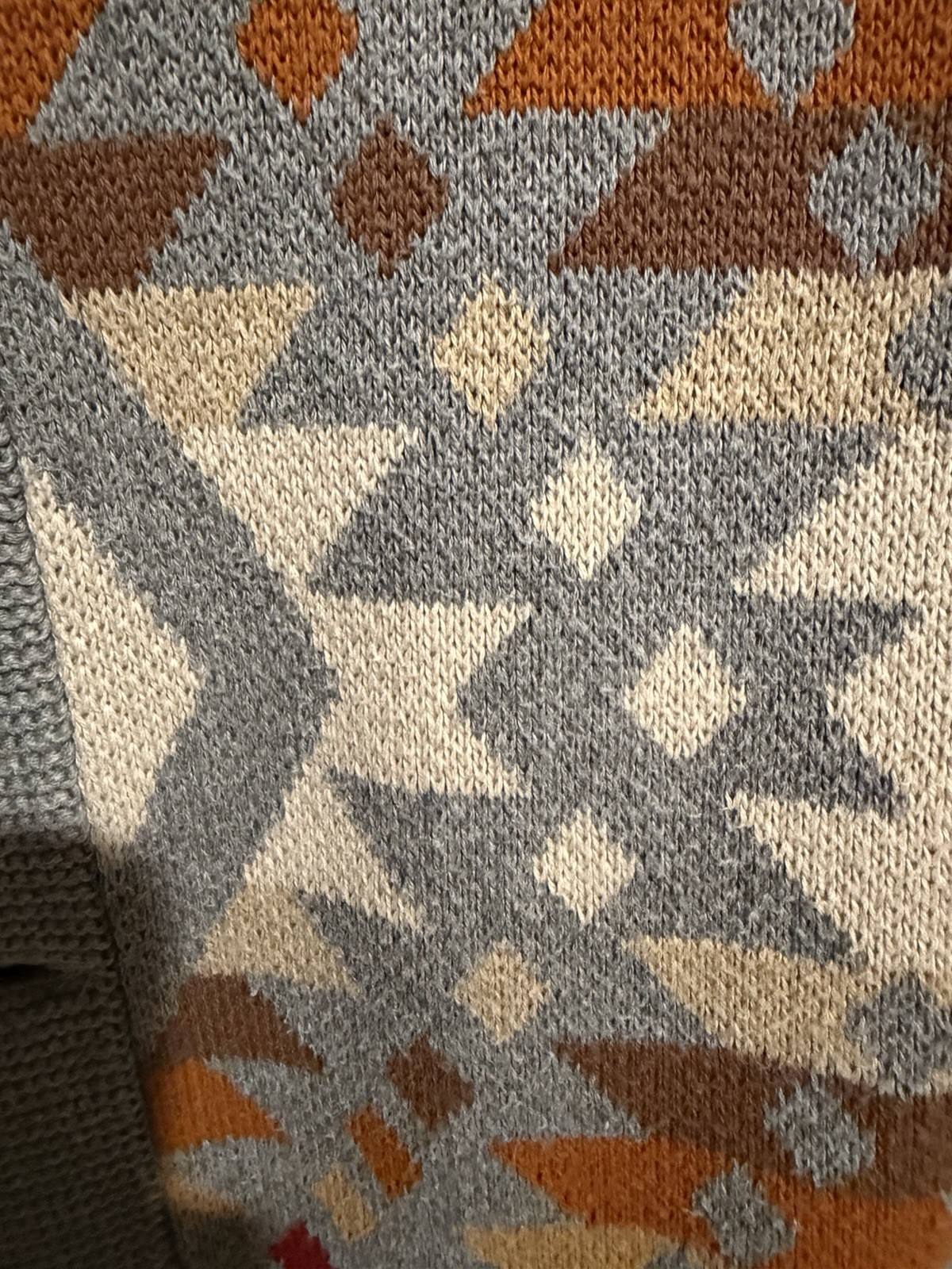 Vintage PENDLETON Native Pattern Shawl Collar Car… - image 7