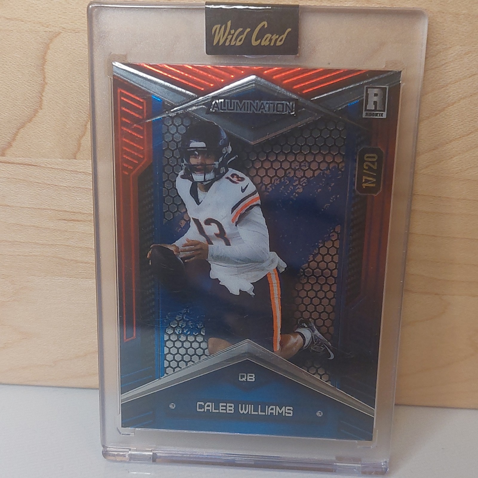 Caleb Williams Wild Card Alumination Just the Hits Comix #CW Base