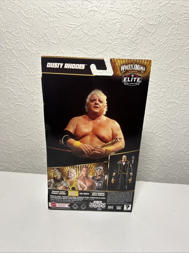 WWE MATTEL ELITE Dusty Rhodes Wrestling Figure Elite Series Wrestlemania FIGURE - Picture 3 of 6