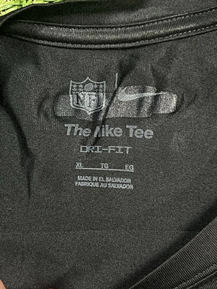 Camisa de manga larga para hombre Nike Dri-Fit Pittsburgh Steelers NFL usada en juegos XL negra Foto 4 de 4