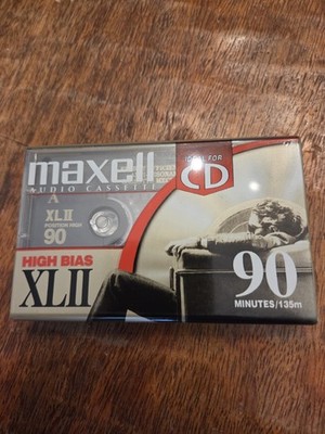 MAXELL High Bias XLII | 90 Min | Blank Audio Cassette | Brand New/Factory Sealed