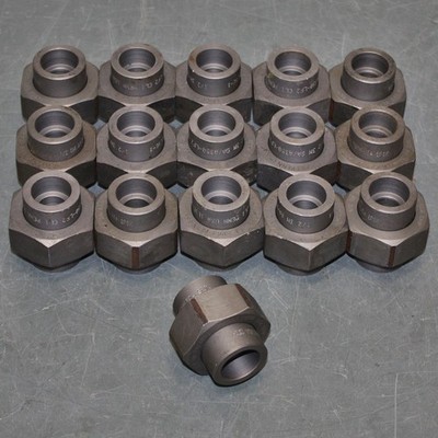 (16) Penn Union Fittings 1MNU4, 1/2'' Socket Weld Pipe, Forged Steel, Class 3000