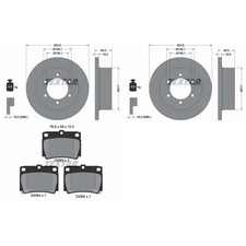 Kits de frein Mitsubishi PAJERO