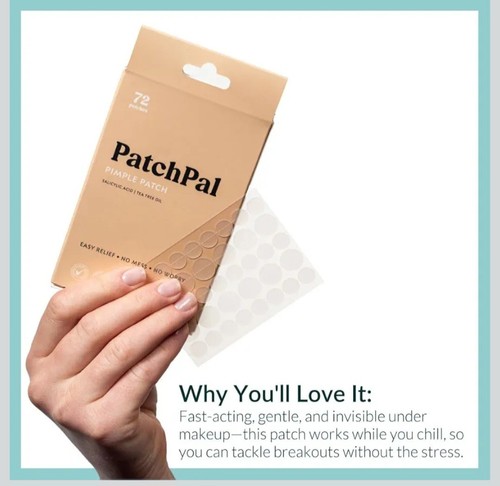 PatchPal Salicylic Pimple Patches (72 Pk) Salicylic Acid Tea Tree Acne Patches - Picture 4 of 7