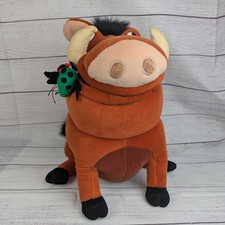 Walt Disney Co The Lion King Pumba With Grubs 15" Large Plush Vintage 90  S