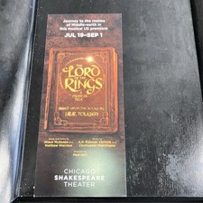 The Lord Of The Rings The Musical Flyer Pre Broadway Affordable Rare