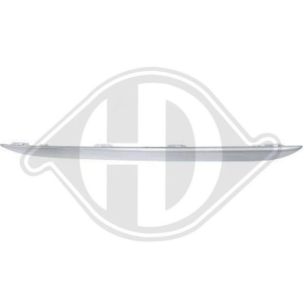 1X Zier /Schutzleiste StoßFäNger Diederichs 1673066 FüR Mercedes Benz Hinten Rec-image