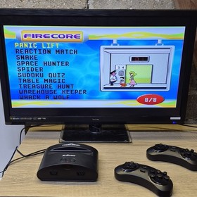 Boxed Sega Megadrive Console Mini Classic 80 Games 2 Wireless Controllers VGC