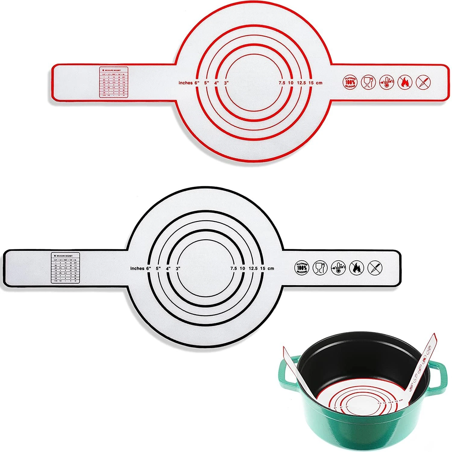 5 -Food Grade Silicone Sourdough Long Handle Oil-Resistant Non-Stick Sling Knead
Opens in a new wind