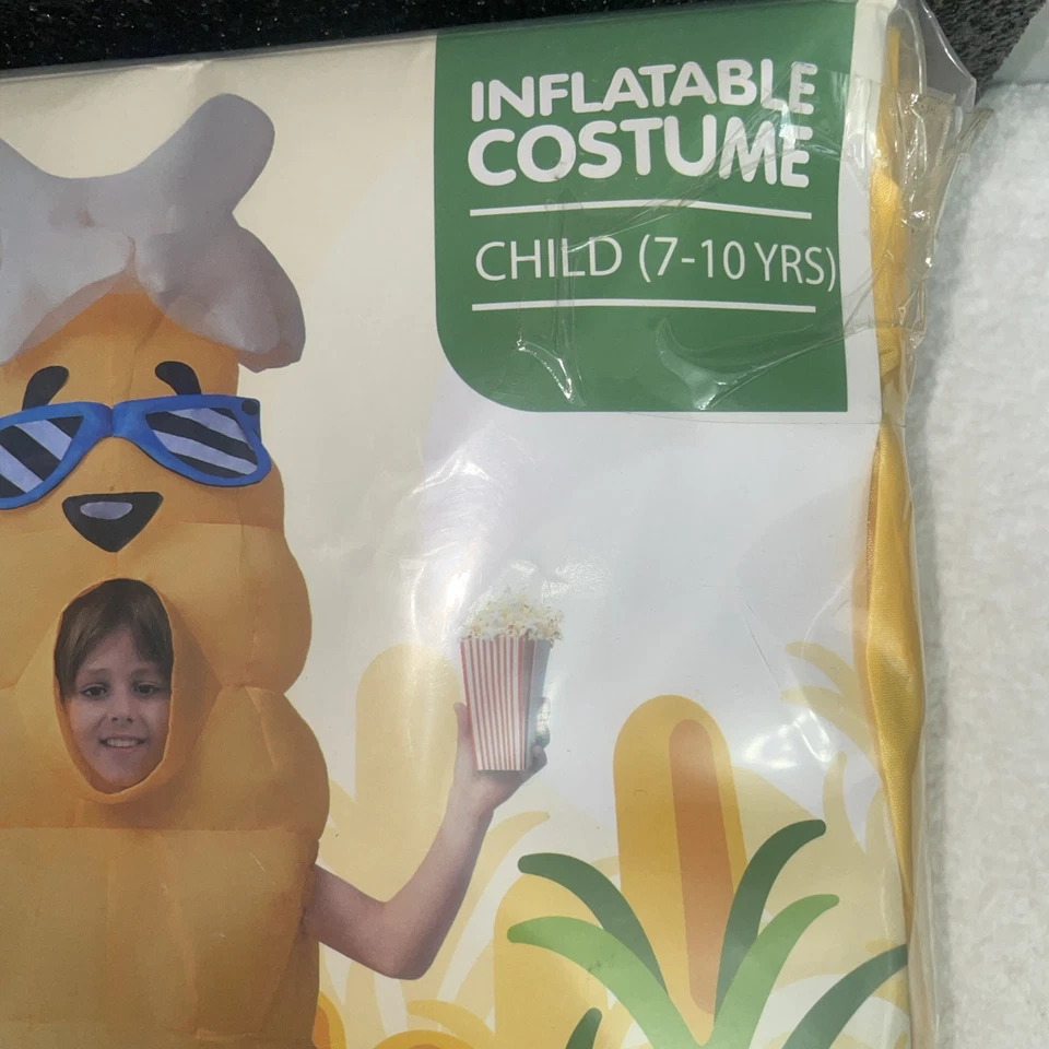 Full Body Popcorn Costume CHILD 7 years an up NEW IN PACKAGE NWT - Image 2 of 4