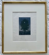 Rene Magritte - "Le Seize Septembre" - original etching - (The 16 of September)