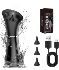 Ear Wax Removal Kit,Ear Cleaner, Electric Ear Cleaning Kit, 2in1 Water Tank, ...