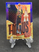2021-22 Donruss Optic #5 Donovan Mitchell T-Minus 3...2...1 Purple Utah Jazz