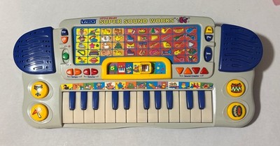 Vintage VTech Little Smart Super Sound Works Musical Keyboard Tested (d)
