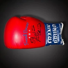 Boxing Legend Frank Bruno Hand Signed Boxing Glove With COA £99