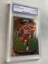Patrick Mahomes Prizm Graded 10