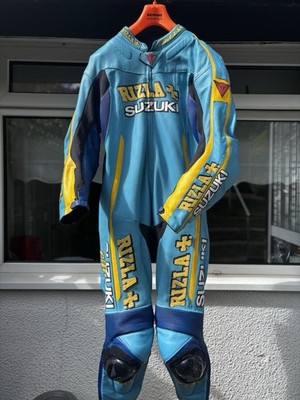 Dainese Rizla Suzuki MotoGP Leather Racing Suit – Rare Collector's