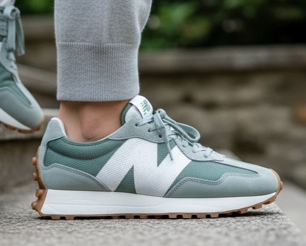New Balance 327 Unisex Women 7 / Men 5.5 Sneakers Shoes Green