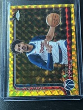 2025-26 Topps Chrome Jordan Poole Gold Geo /50 Washington Wizards