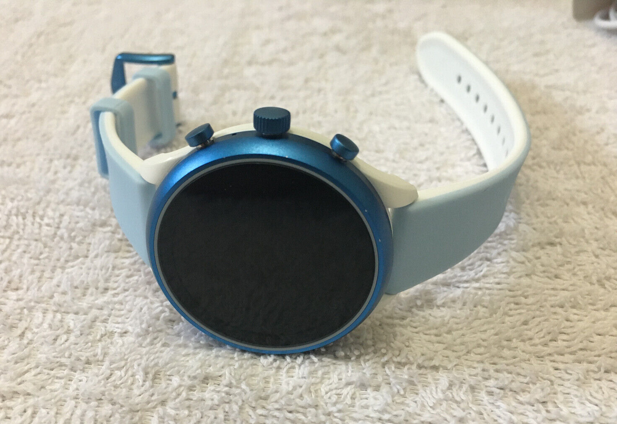 fossil ftw6026 light blue gen touch screen 41 mm smart watch