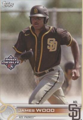 2022 Topps Pro Debut - James Wood #PD-132 for sale | eBay