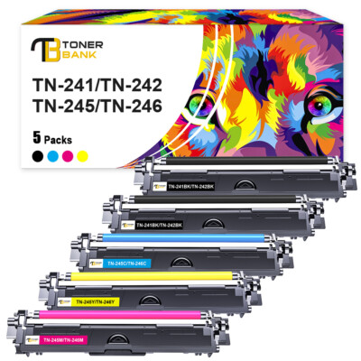 SET XXL TONER Für BROTHER MFC-9332CDW MFC-9142CDN HL-3142CW DCP-9022CDW TN241 XL