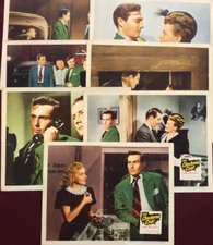 CHECKERED COAT LOBBY CARD PARTIALSET(7)MOVIE POSTER 1948 TOM CONWAY
