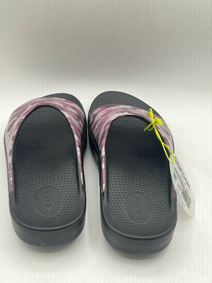 OOFOS OOahh Unisex Limited Purple Camo - US Men display picture 2