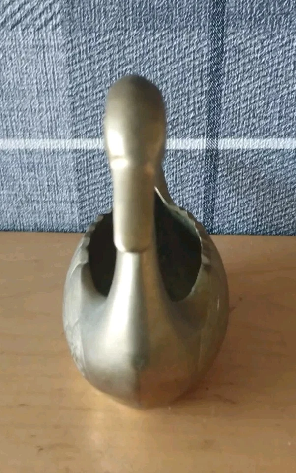 Vintage Swan Heavy Brass Large Trinket Made In England - Image 3 of 4