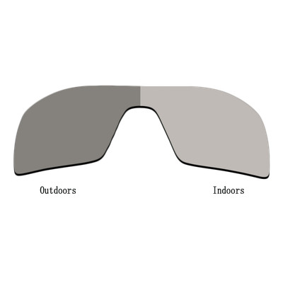 Polarized Photochromic Replacement Lenses for-Oakley Oil Rig Sunglasses