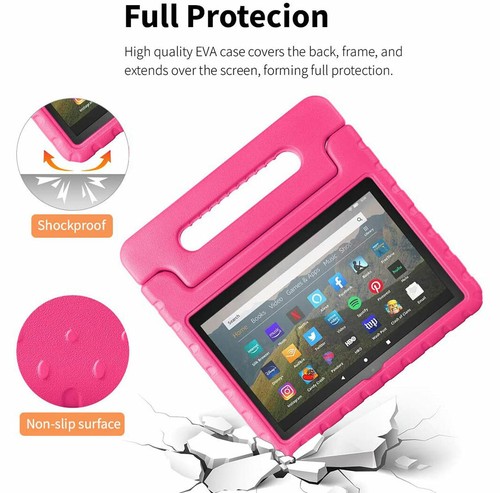 Case Handle For Amazon Fire HD /HD8 Plus 8" 2024/2022/2020 Kids Friendly Cover - Picture 16 of 21