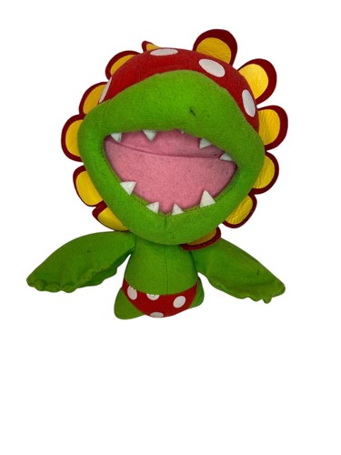 RARE 2008 Corgi Popco Nintendo ‘Petey Piranha’ Super Mario Bros 7" Plush Flower