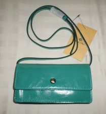 NWT Patricia Nash BALLOI Small Crossbody DISTRESSED VINTAGE Leather AQUA P70206